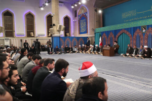 دیدار رمضانی قاریان قرآن با رهبر انقلاب 