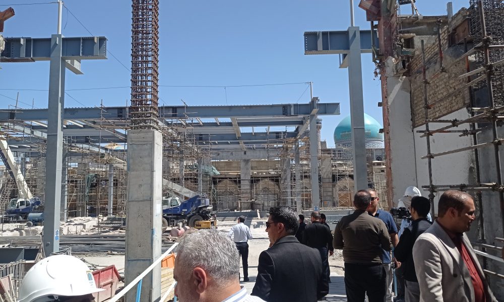 گزارش تصویری احداث رواق امیرالمومنین در حرم امام رضا علیهما السلام
