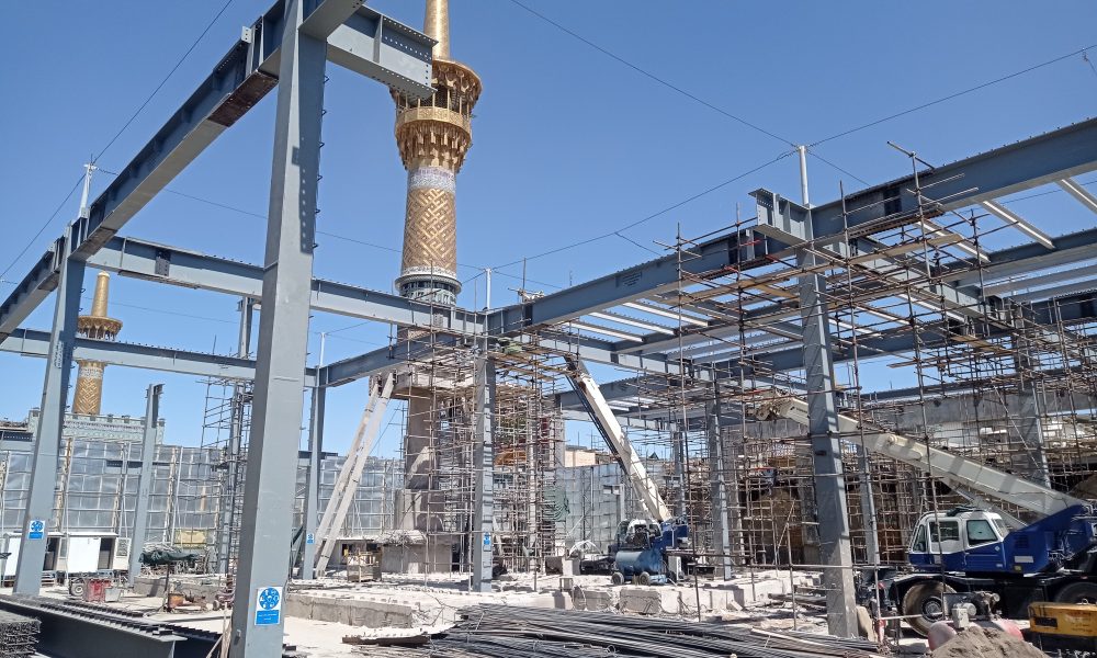 گزارش تصویری احداث رواق امیرالمومنین در حرم امام رضا علیهما السلام