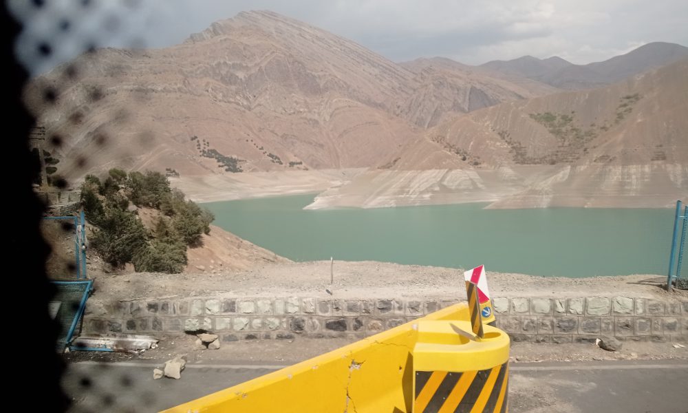 وضعیت نامساعد ذخیره آبی سد امیرکبیر (کرج)